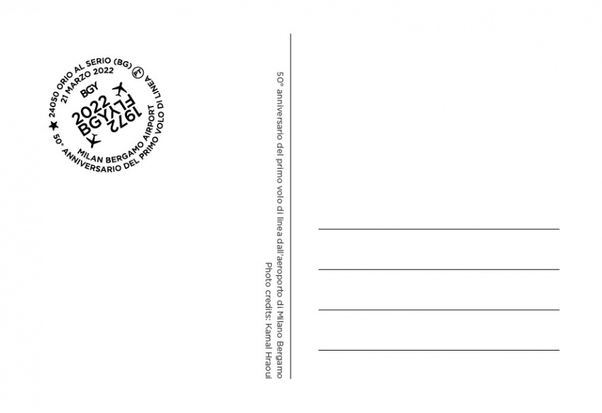 Philatelic cancellation and collection postcard